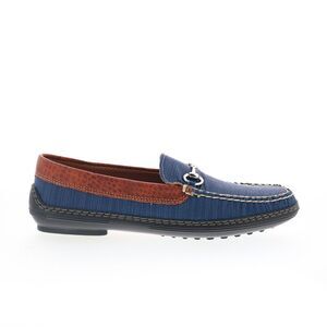 T.B. Phelps Mens Mesh Horse Bit Driver Blue Shoes (NWT)